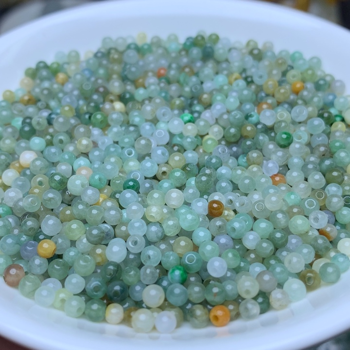 【闪购商品】翡翠手链未镶嵌卡3冰多宝100个