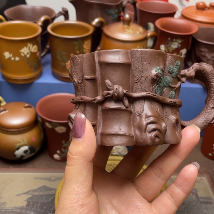 紫砂茶杯紫砂主人杯