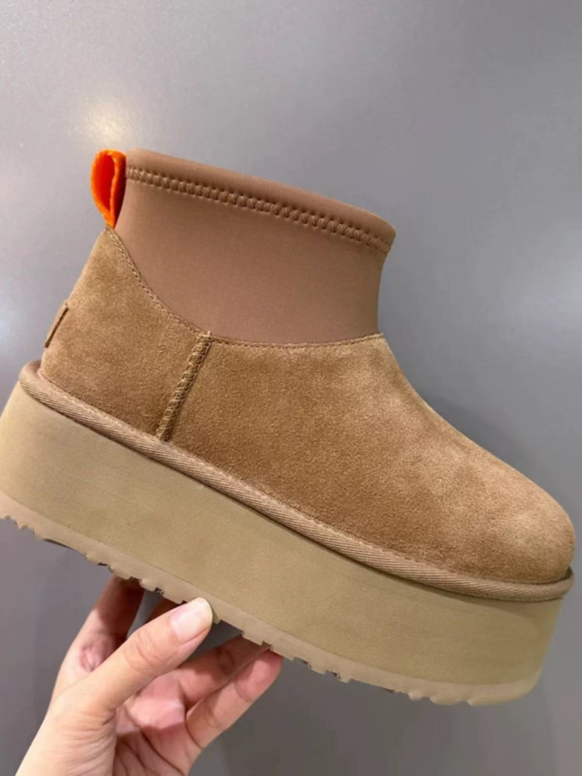 【短筒迪普】桑坡皮毛一体雪地靴冬季保暖