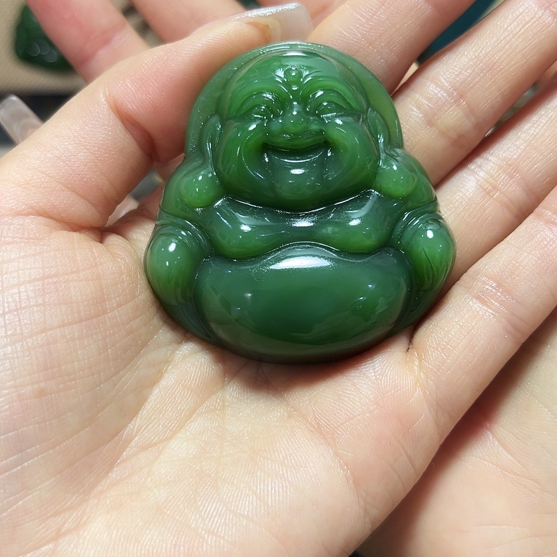 颈饰未镶嵌和田玉啬*