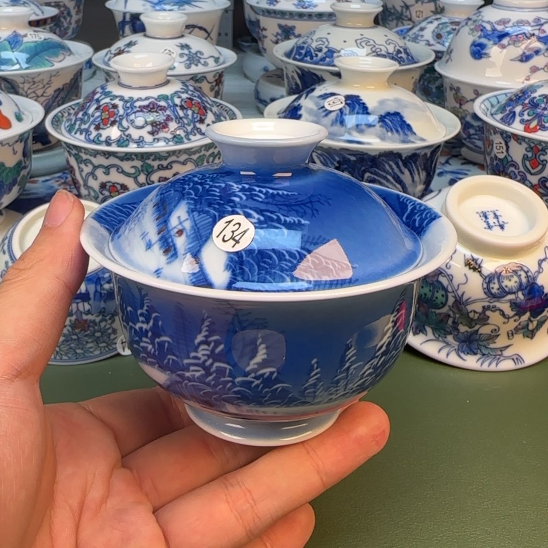 彦祖纯手工手绘茶具134