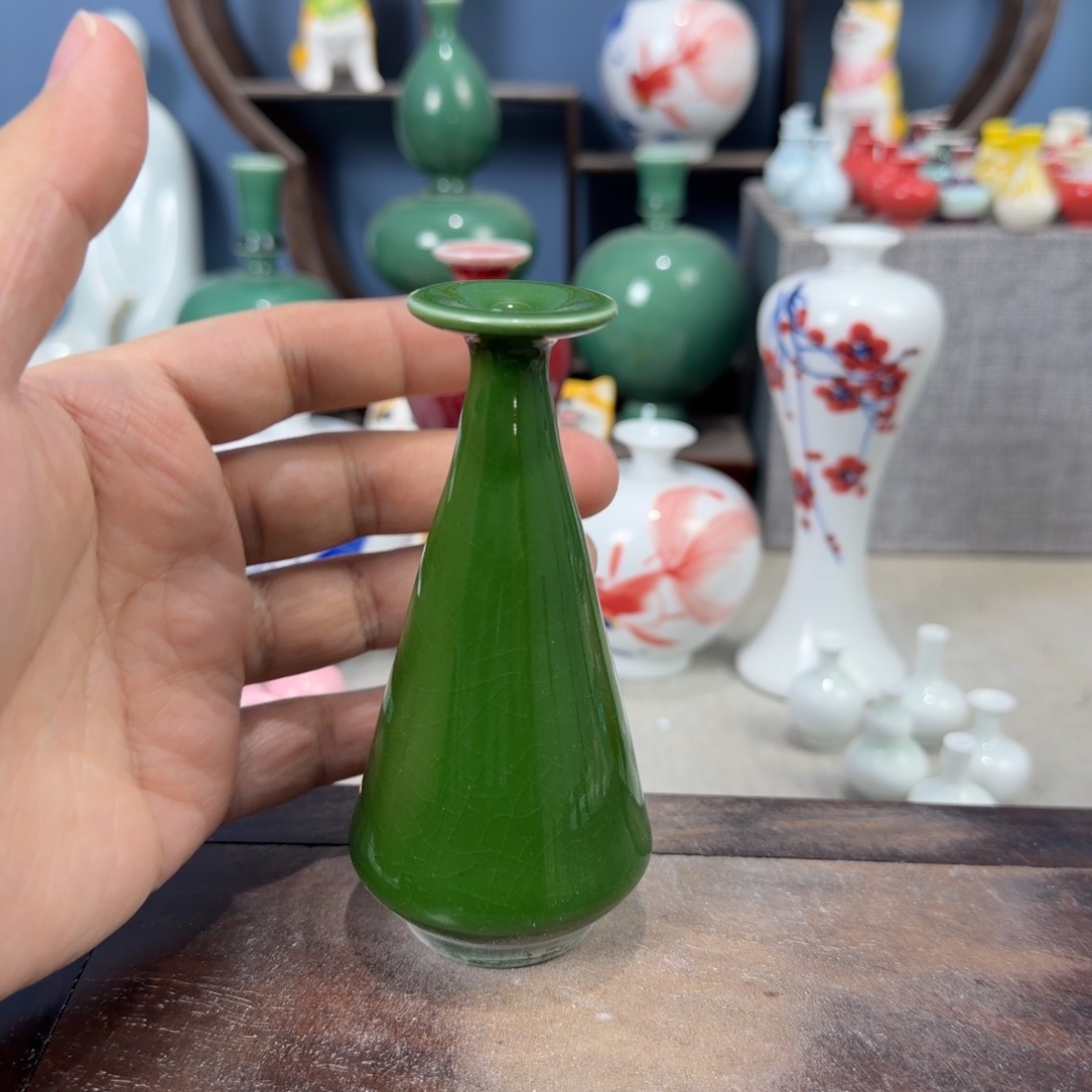 陶瓷手工小花器摆件