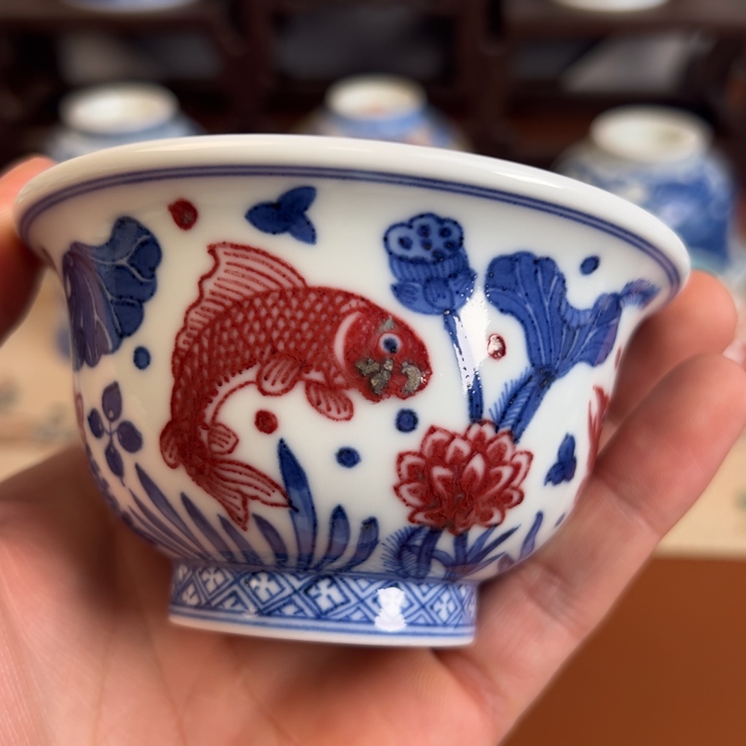 瓷片景德镇瓷器手工手绘