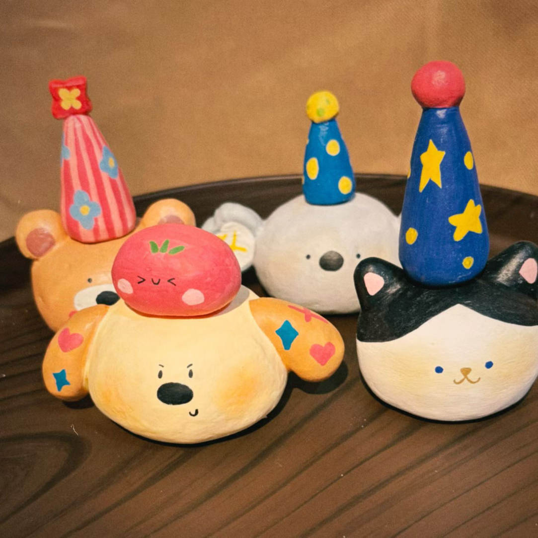 手工diy手作可爱多巴胺动物摆件创意桌面手办礼物