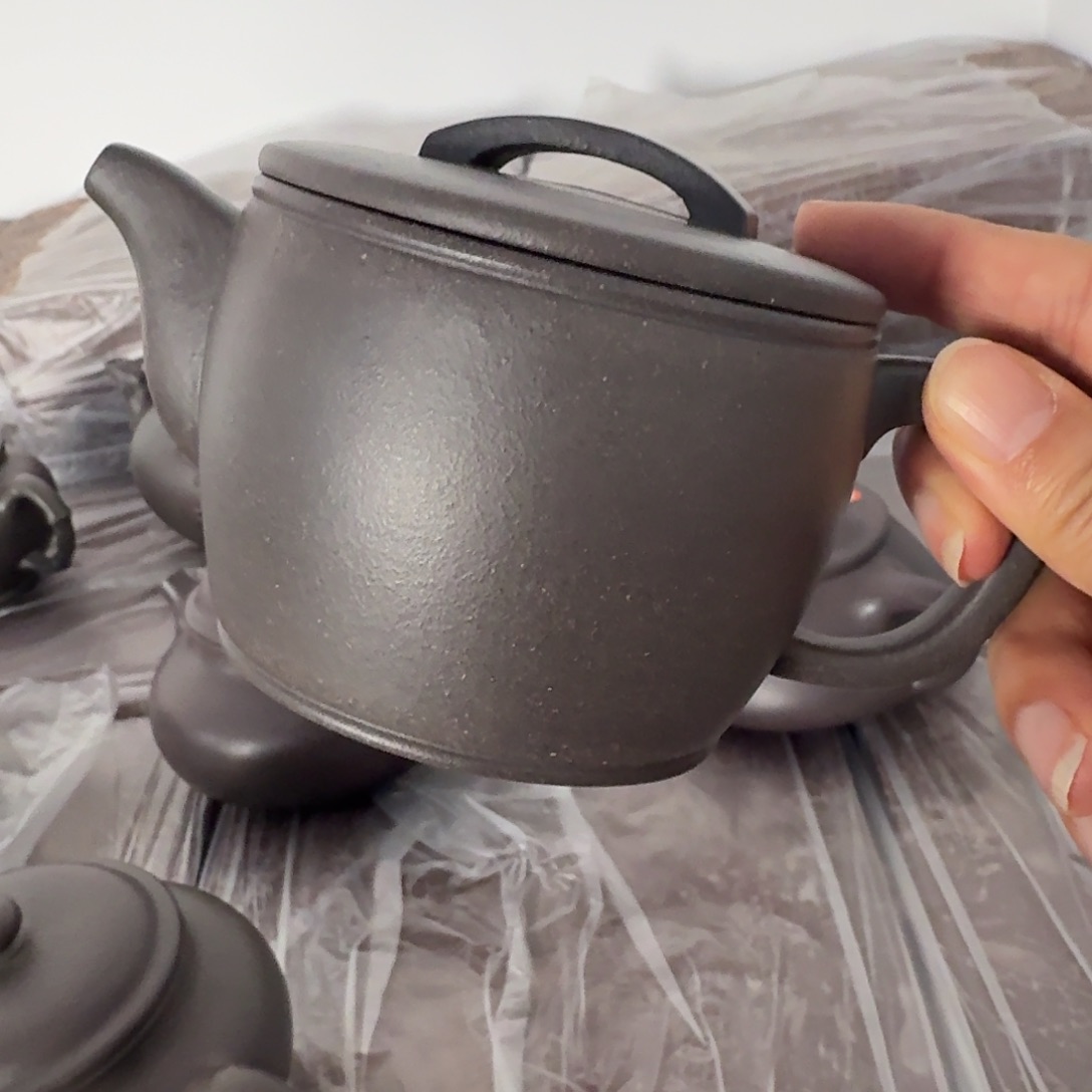 紫砂茶盏黄龙山原矿天青250