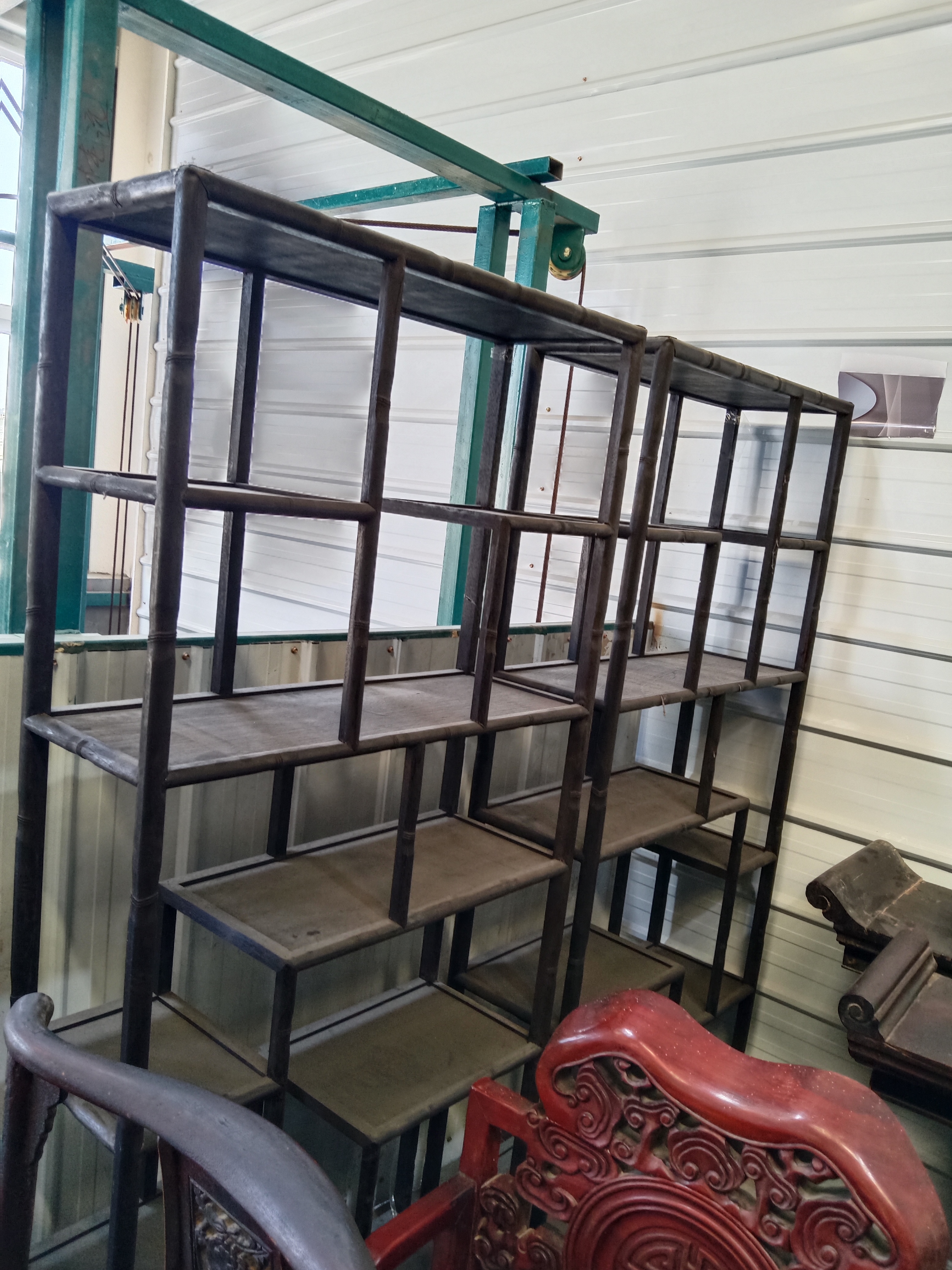 博古架一对，不包邮费