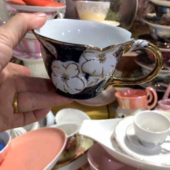 瓷片微瑕陶瓷处理介意请慎拍160毫升染色