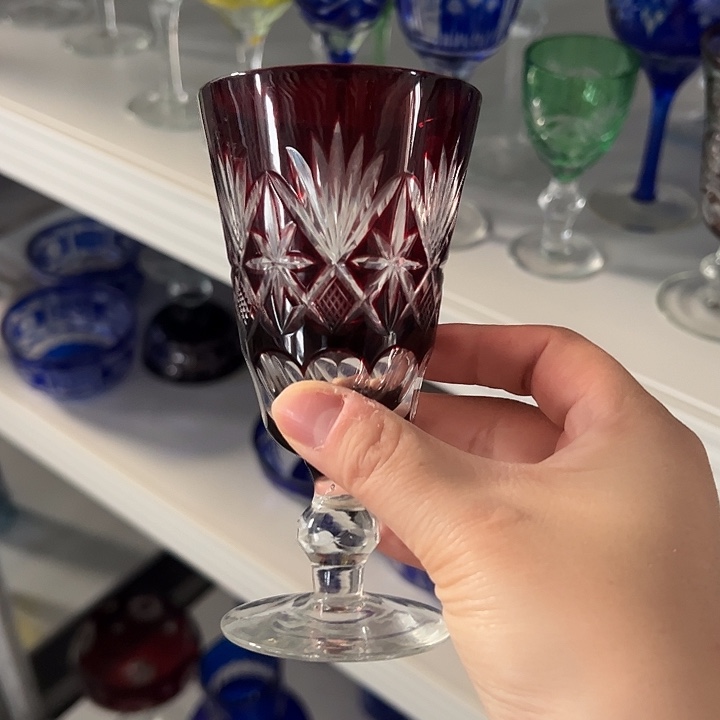 水晶玻璃手柄款微瑕一个