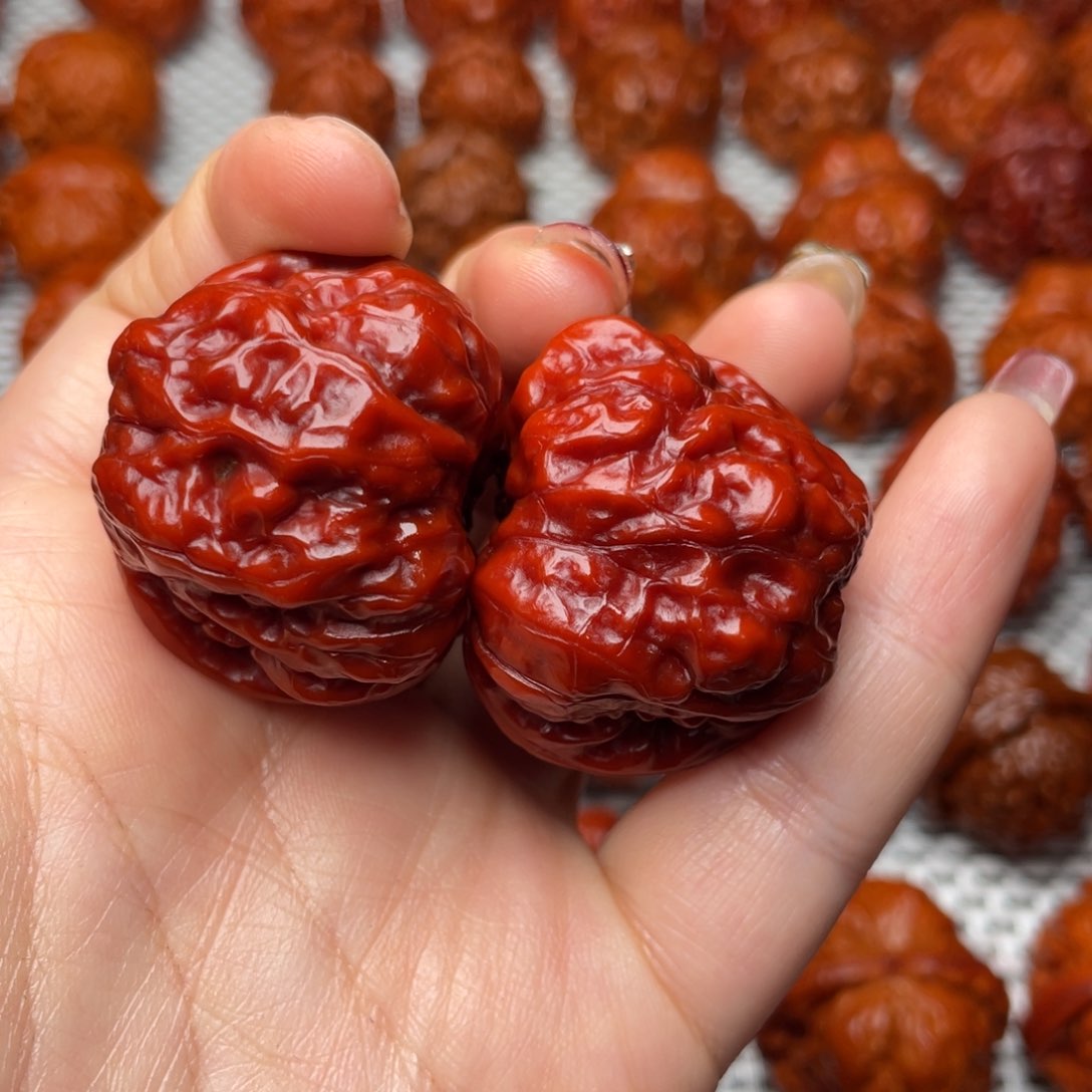 桃核吊坠文玩核桃 手把件 蛤蟆头 37