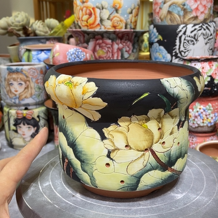 景德镇艺术手绘作品