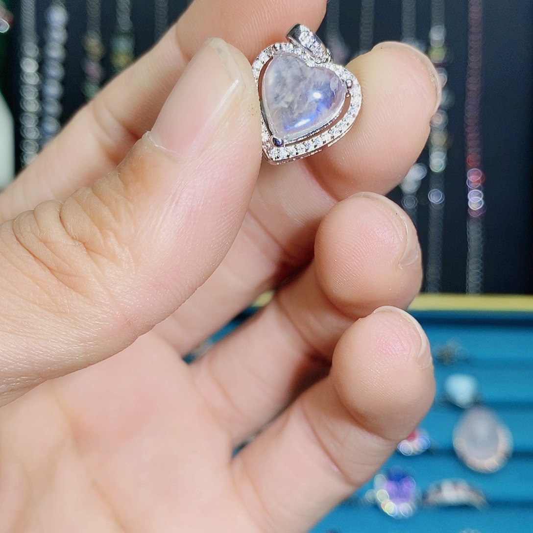 紫晶珠宝半成品银S925镶嵌
