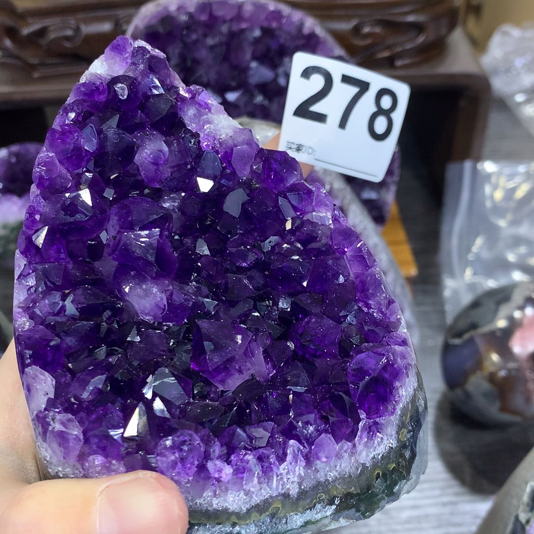 紫晶珠宝半成品未镶嵌晨*278