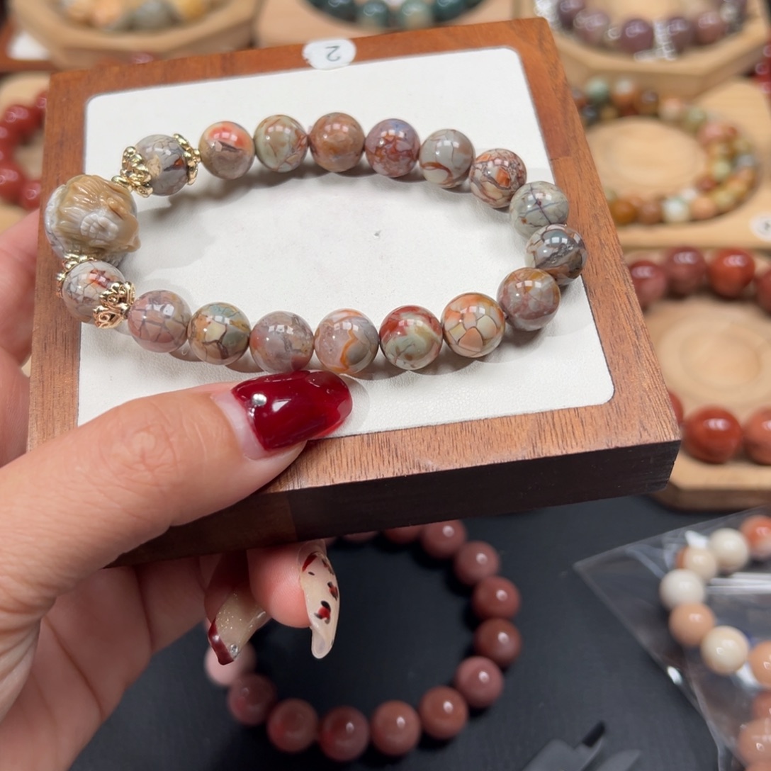 d***u石英质玉未镶嵌手链115