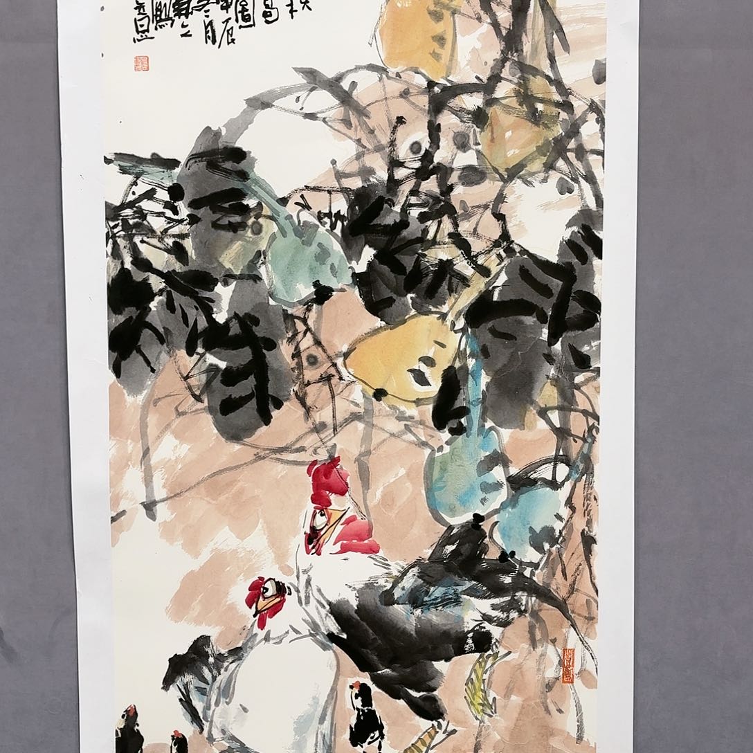 国画国画纯手绘作品请放心去藏