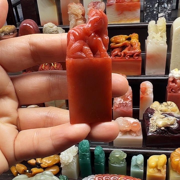 寿山石印石寿山石手工雕刻