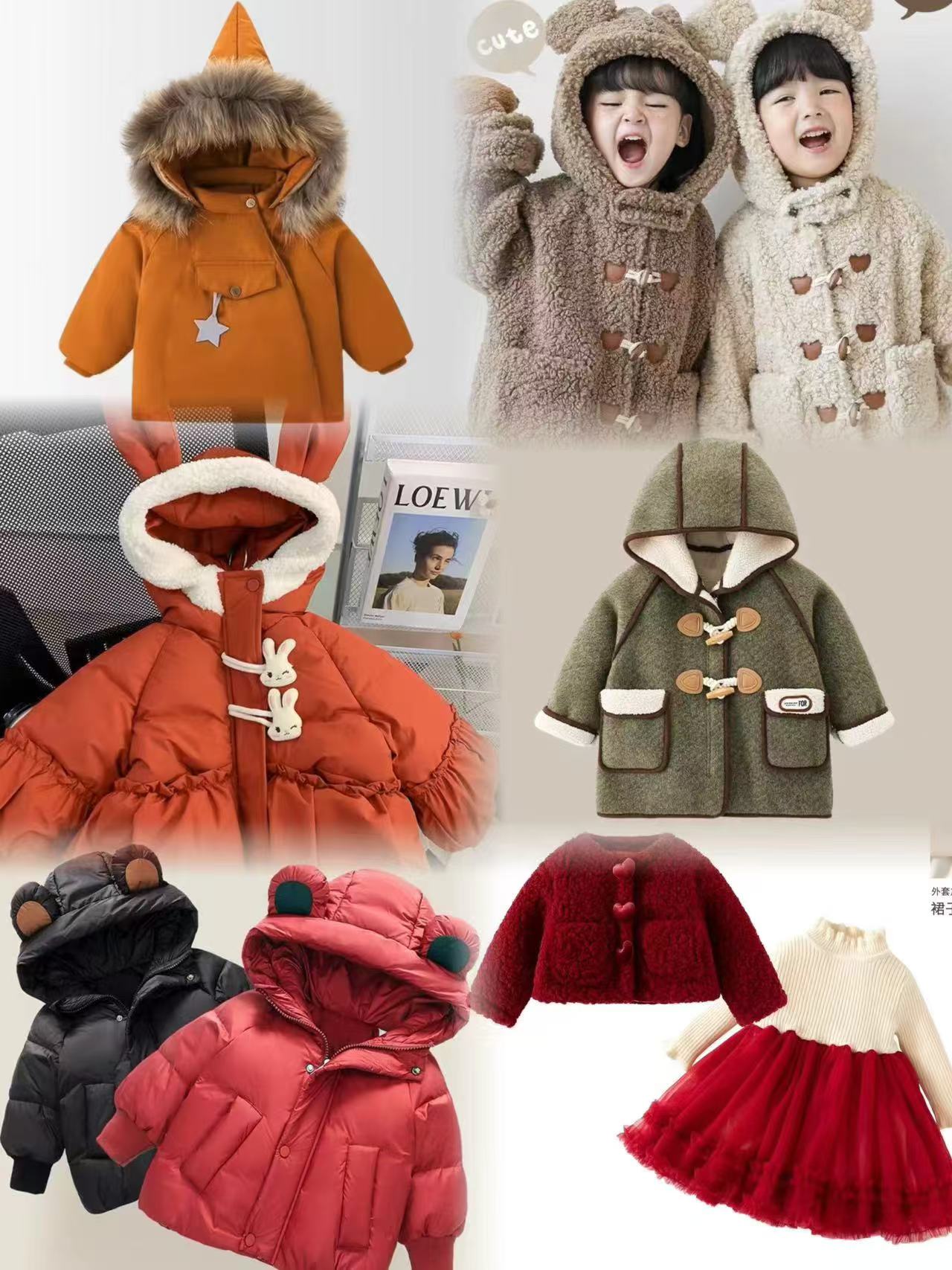 032微瑕儿童妮妮韩版外套