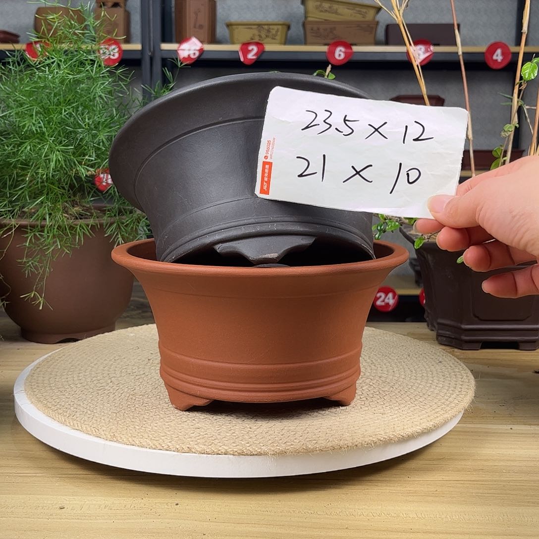 紫砂花盆紫砂花盆