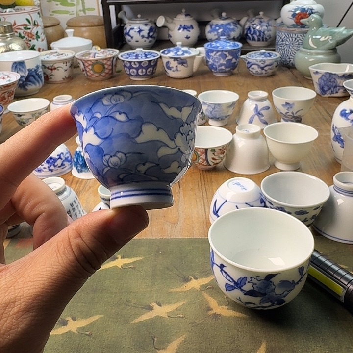 保*青花瓷器杯子茶具