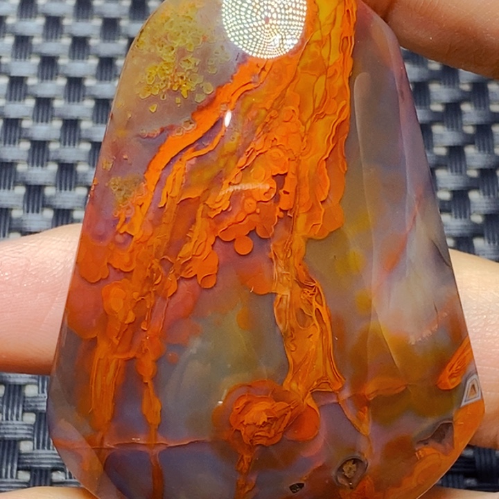 玛瑙/玉髓颈饰未镶嵌新***月