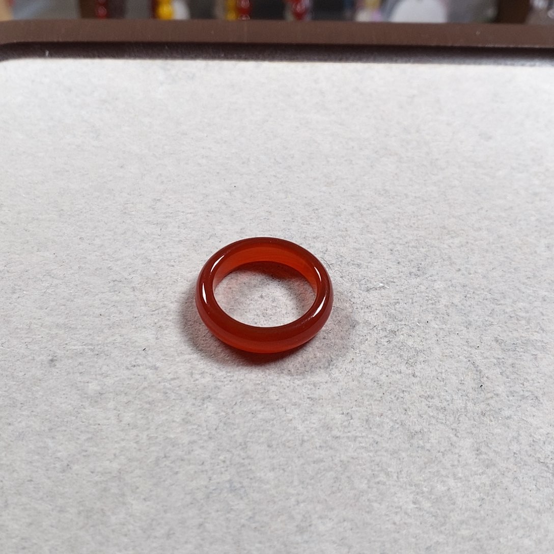 玛瑙/玉髓戒圈未镶嵌莉**•