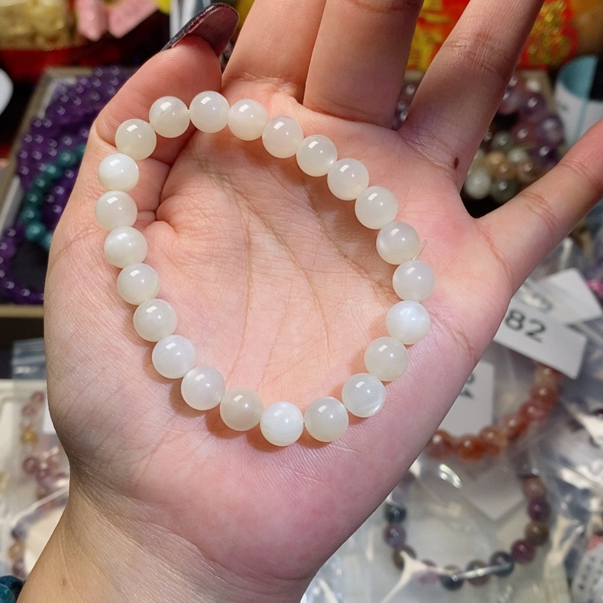 【闪购商品】水晶手串未镶嵌白月光83