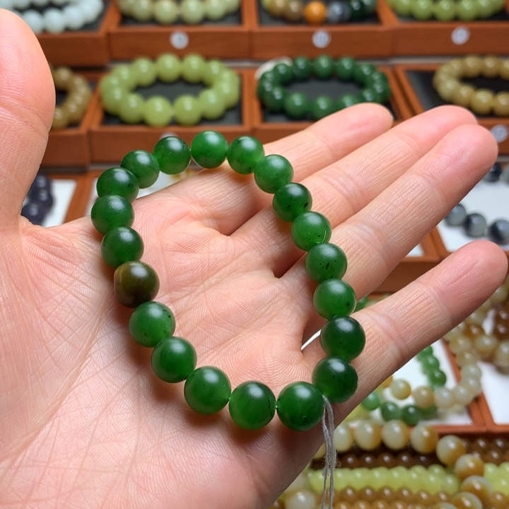 和田玉手串未镶嵌