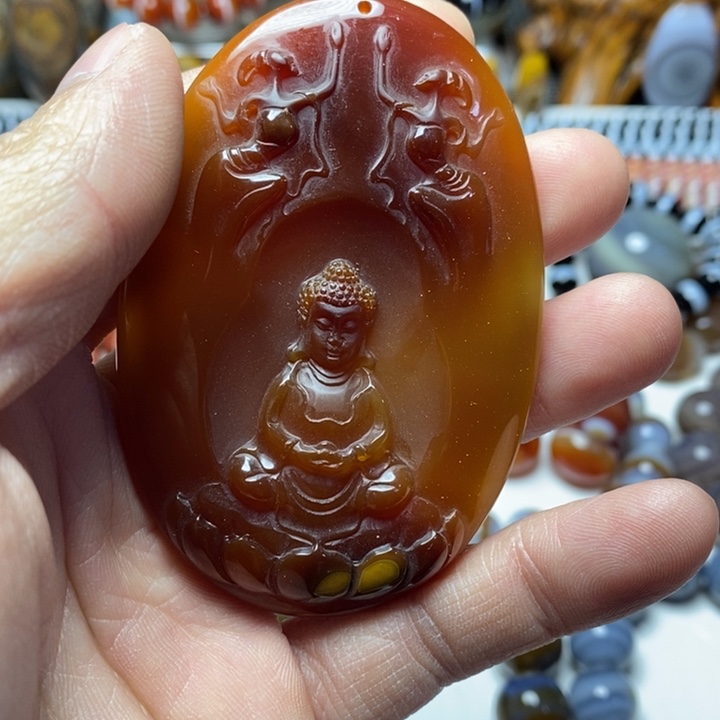 玛瑙/玉髓珠宝奇石未镶嵌@*叶