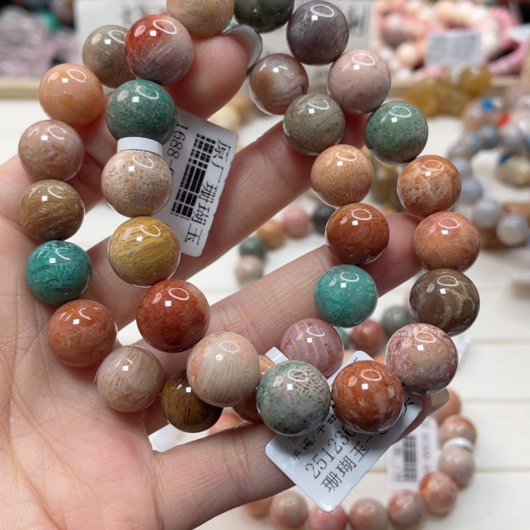 未镶嵌手链硅化玉余*938