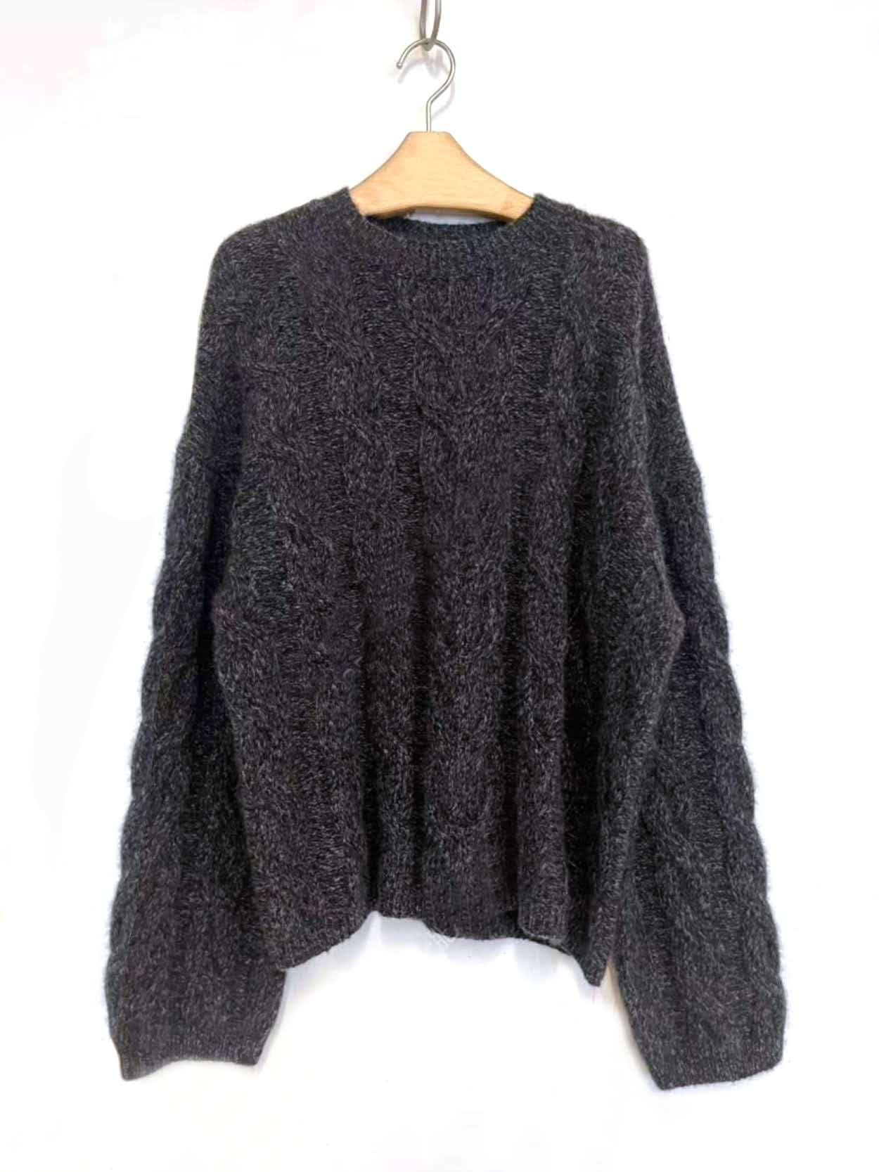 2025秋冬新款夹花咖毛衣5GC131491