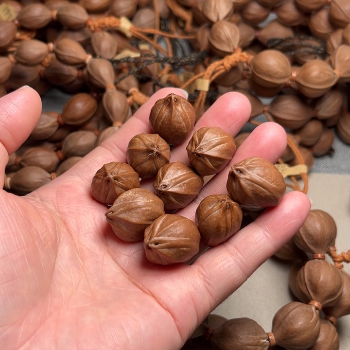 手串/手链橄榄核原生态梅林铁核20尺寸规圆四花【单颗】