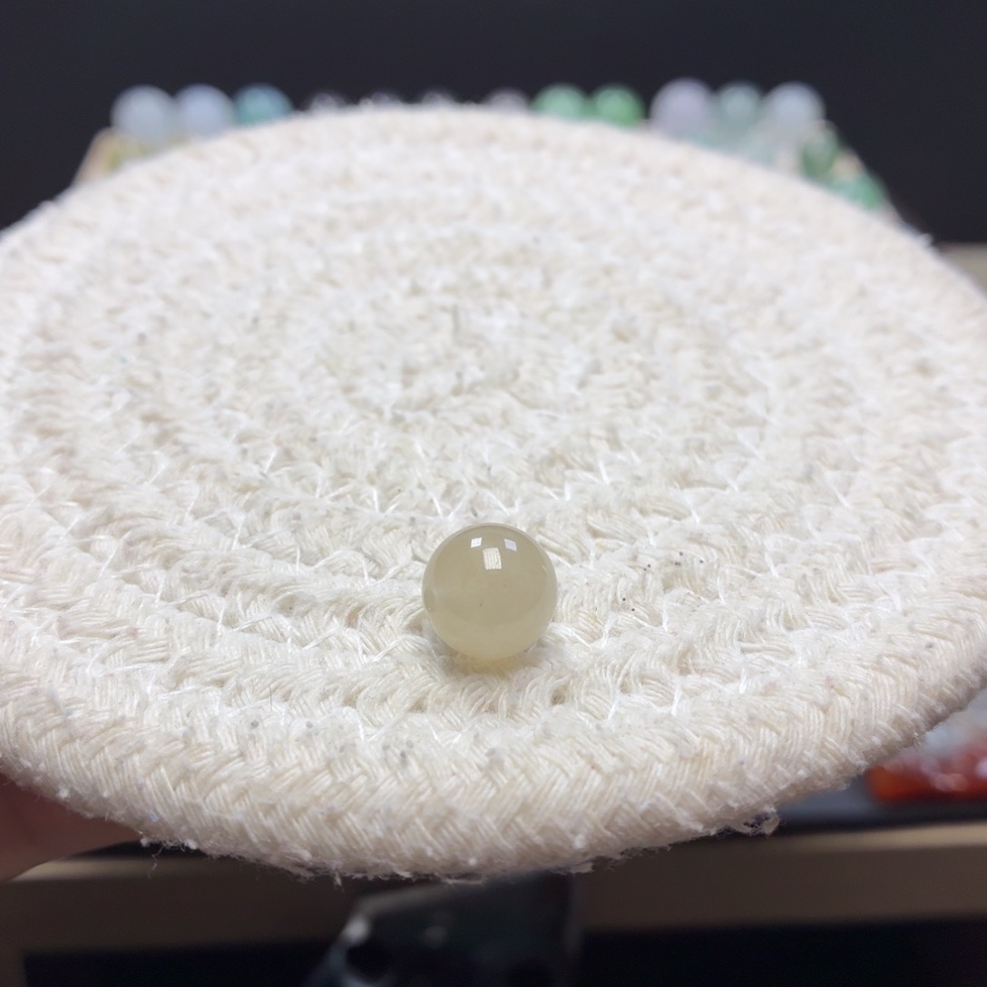 翡翠未镶嵌手链9.8翡翠圆珠