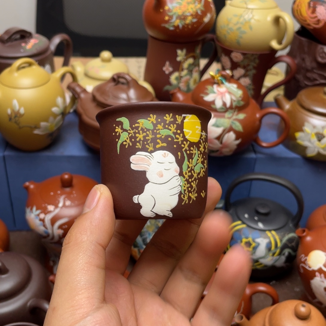 茶杯紫砂紫砂主人杯100cc