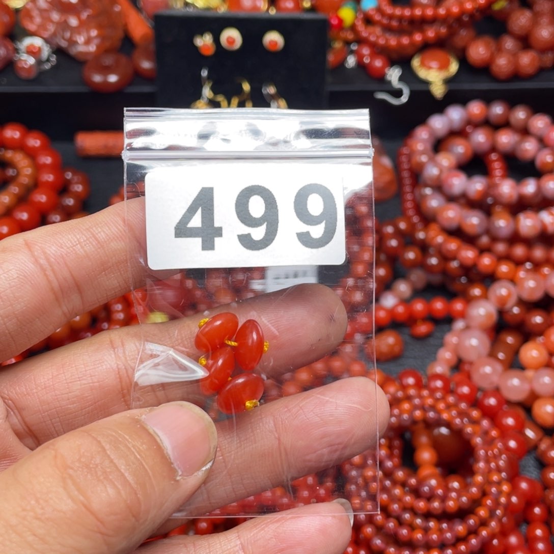 南红玛瑙隔片合金容*