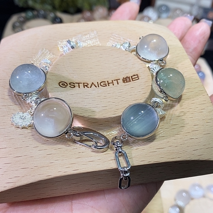 石英石纯铜手工定制手链