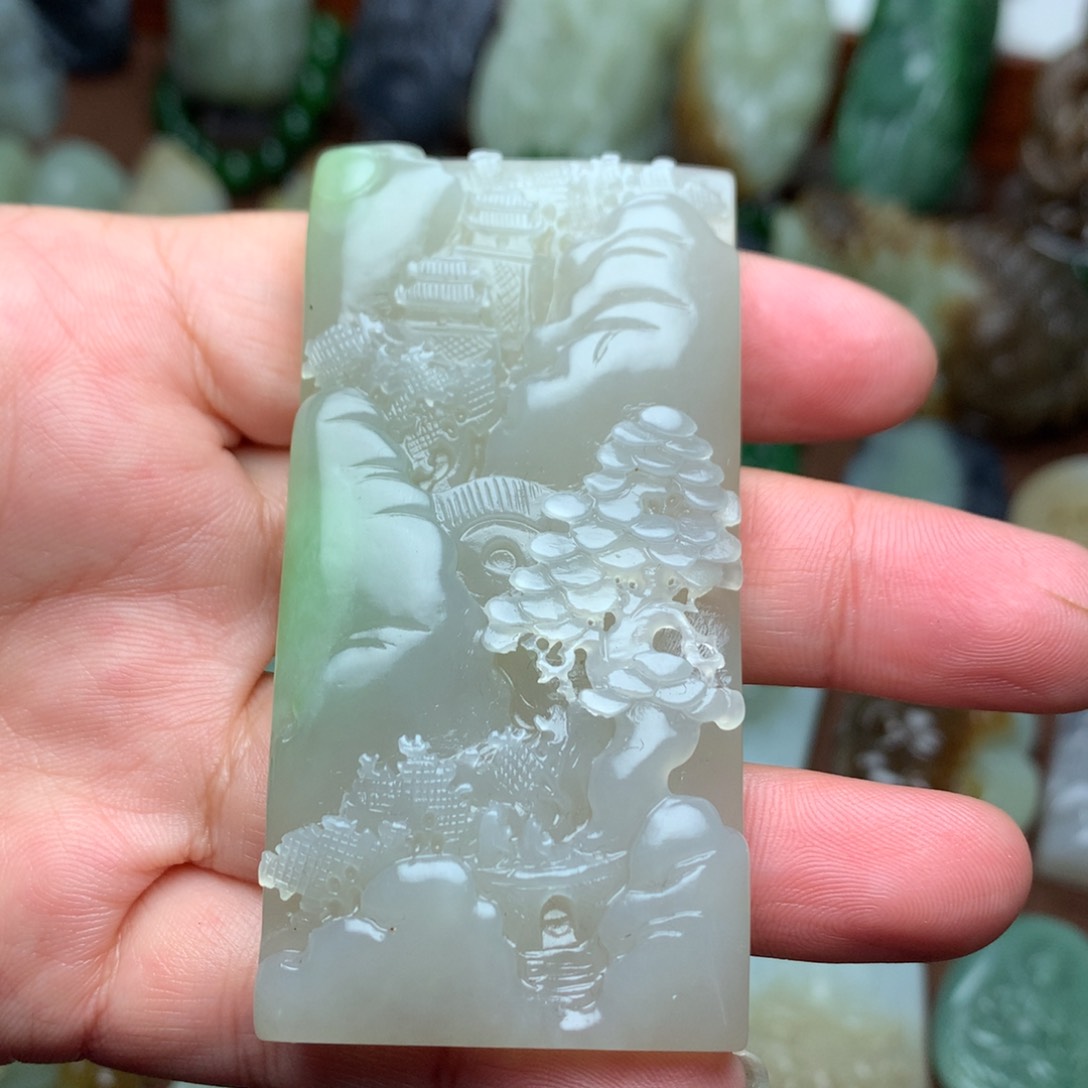 和田玉挂件未镶嵌