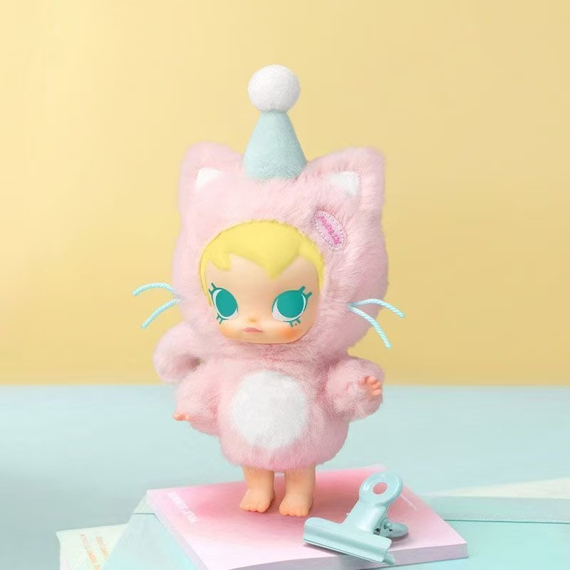 POP MART/泡泡玛特Baby Molly口袋朋友系列-搪胶毛绒挂件盲盒(快）