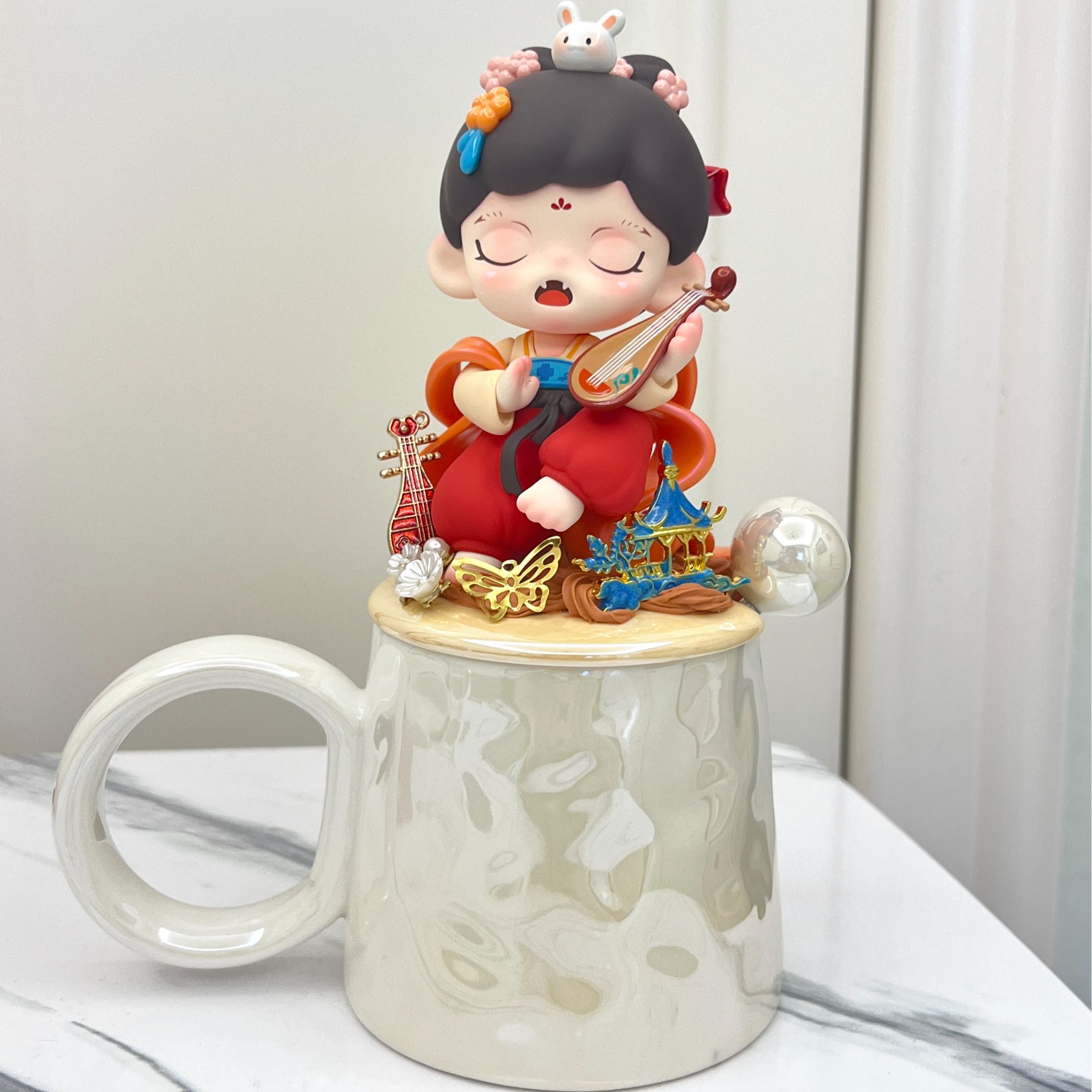 奶油胶手工DIY水杯【no退no换，偏远地区不包邮】