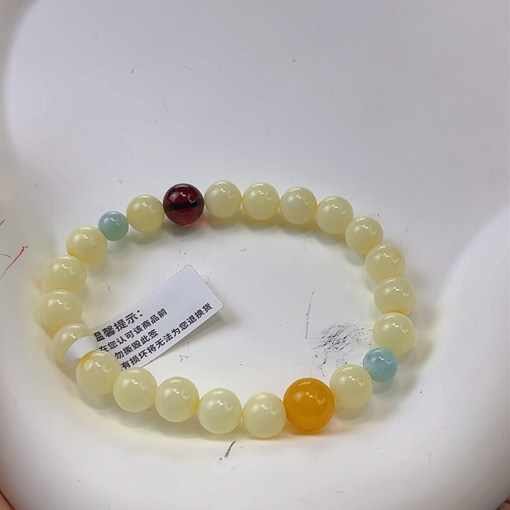 蜜蜡手链未镶嵌C***·蜜蜡7