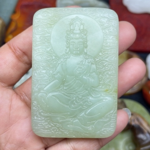 蛇纹石玉未镶嵌颈饰32