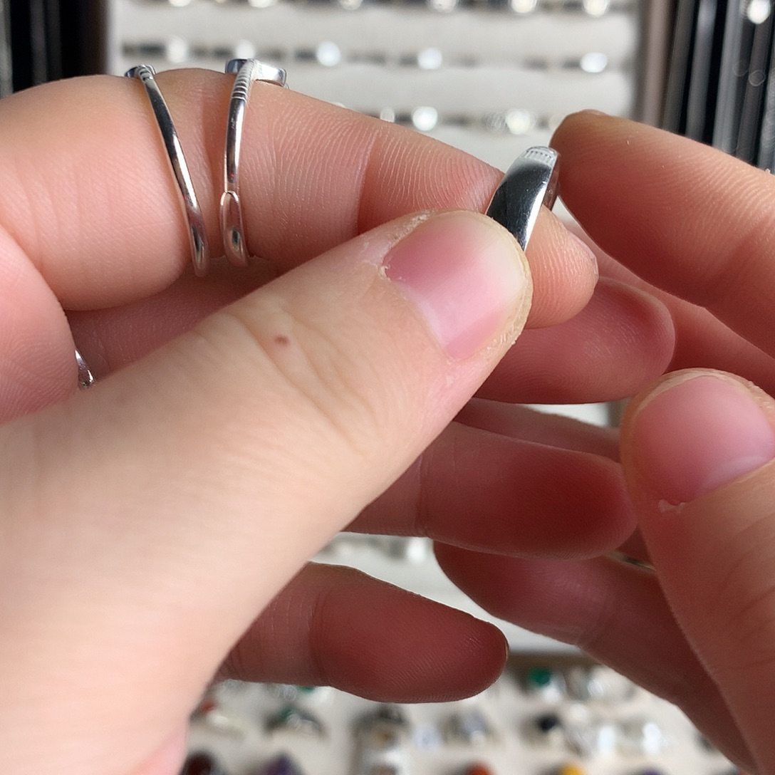 925银925纯银戒指素