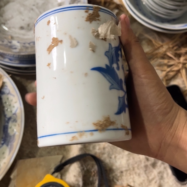 瓷片清***熊景德镇陶瓷一个