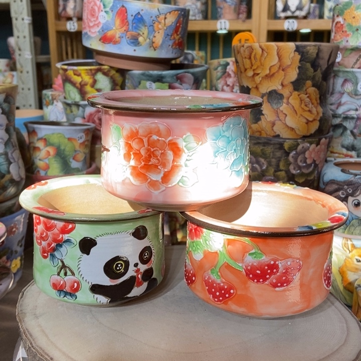 红陶景德镇艺术手绘作品