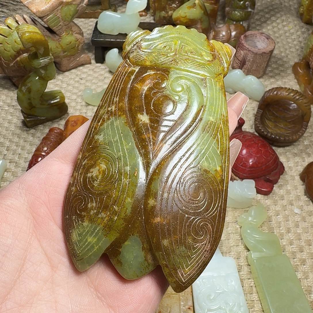白玉菩提吊坠挂件