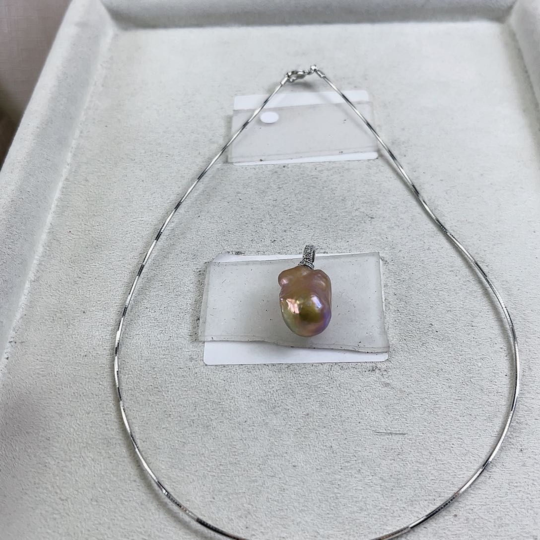 淡水珍珠套链未镶嵌【纯恬】