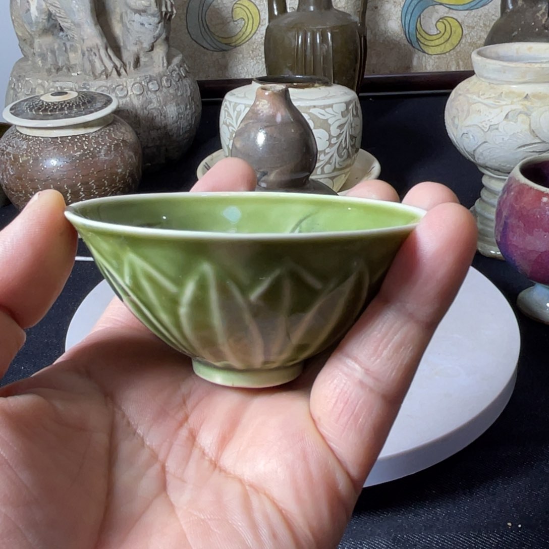 无义**天青釉小盏美丽漂亮