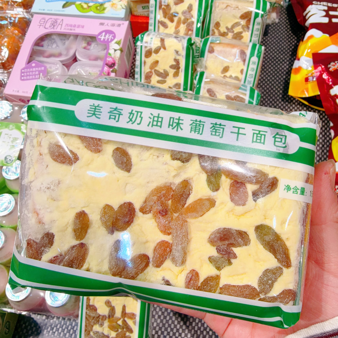 美奇奶油味葡萄干面包