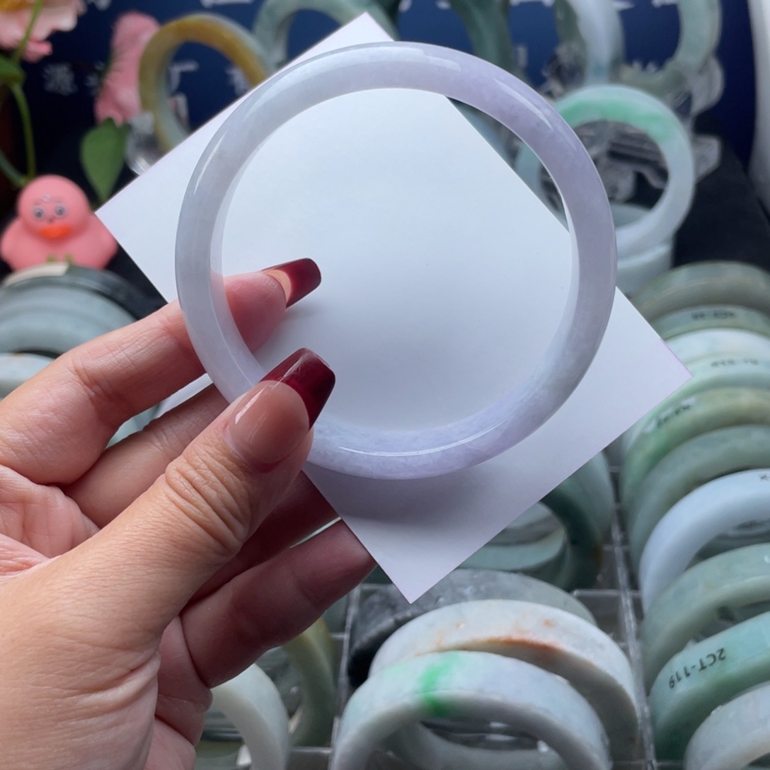 定制翡翠未镶嵌翡翠手镯