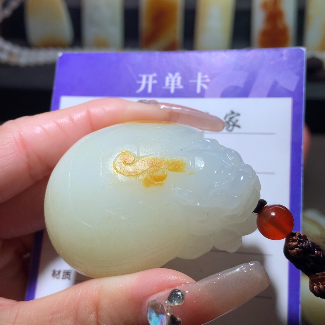 和田玉把件未镶嵌已*置