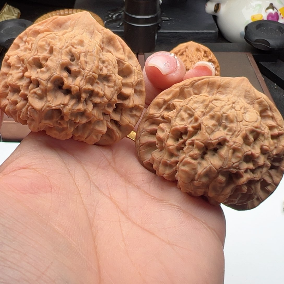 文玩核桃把件官帽53