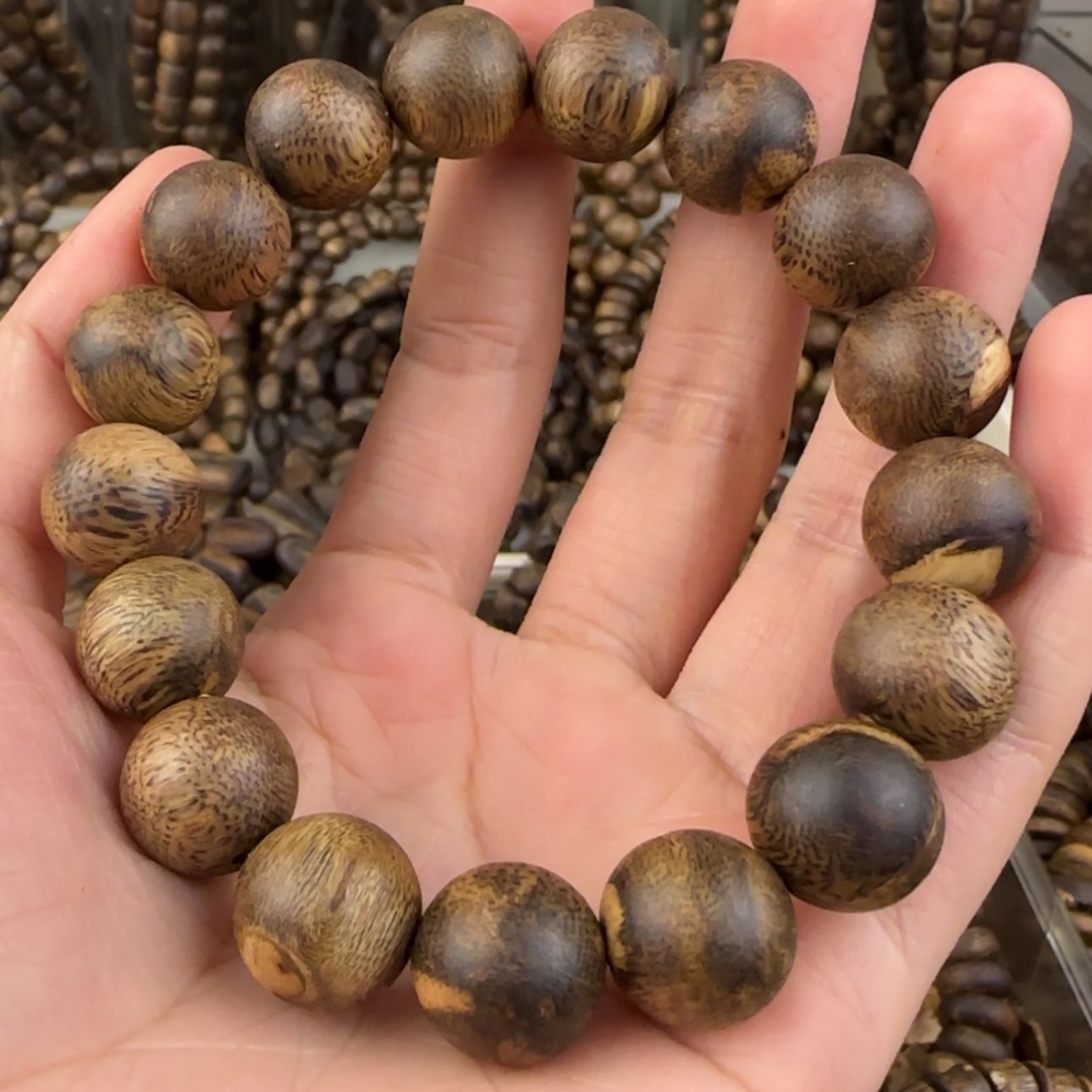 【闪购商品】手串沉香阿*麒奇楠手串拉1.3